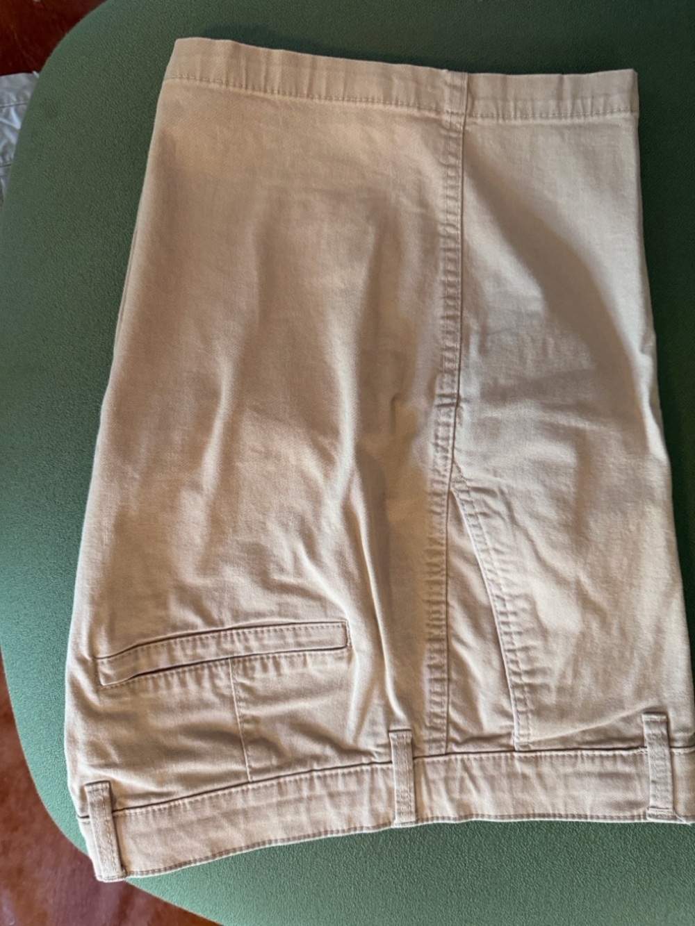 H&M Beige Linen-Blend Casual Skirt